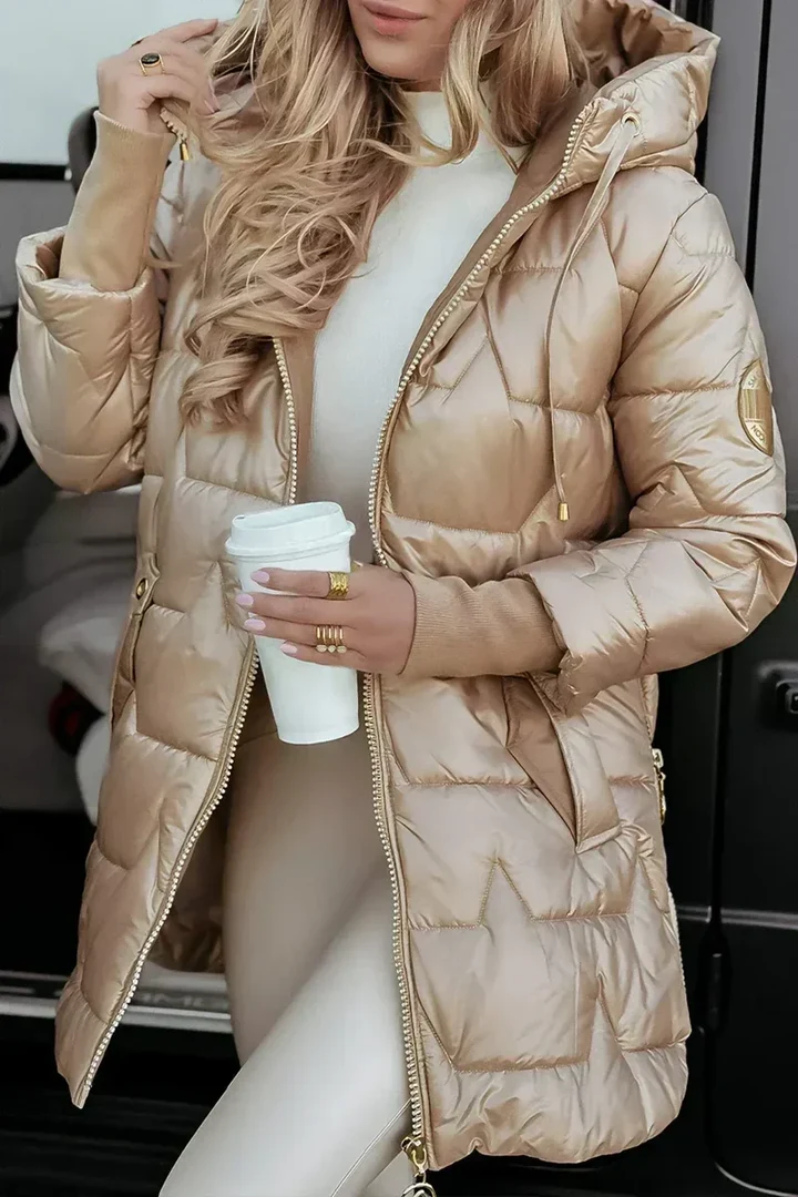 Xiomara™ | Cozy Hooded Longline Puffer Jacket