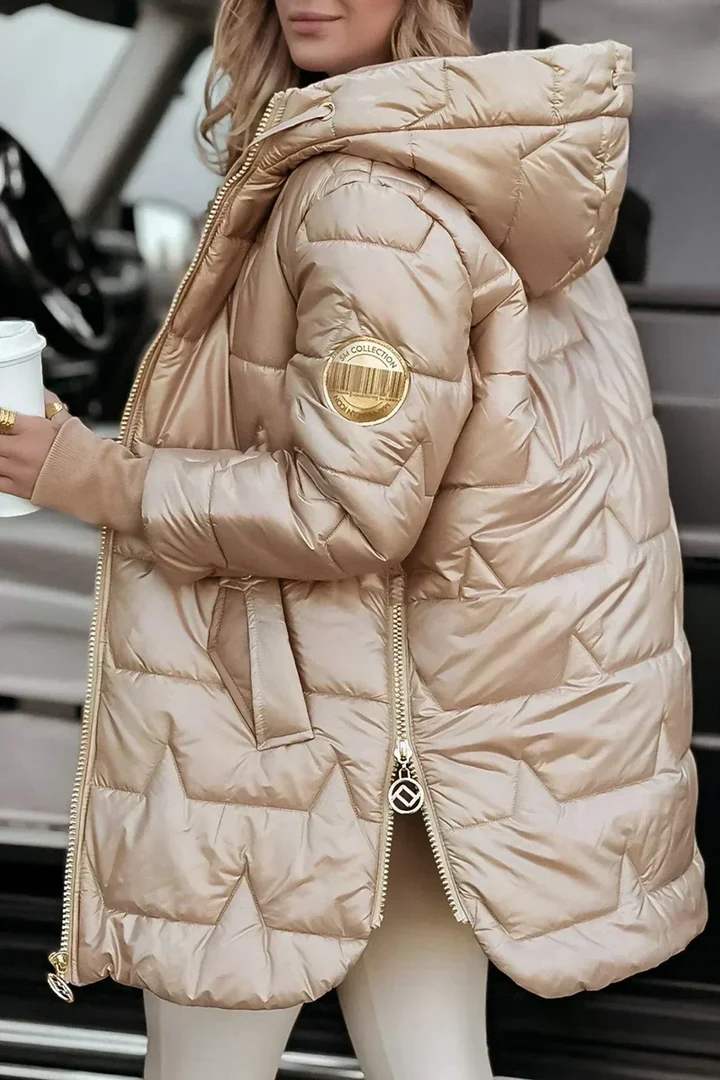 Xiomara™ | Cozy Hooded Longline Puffer Jacket