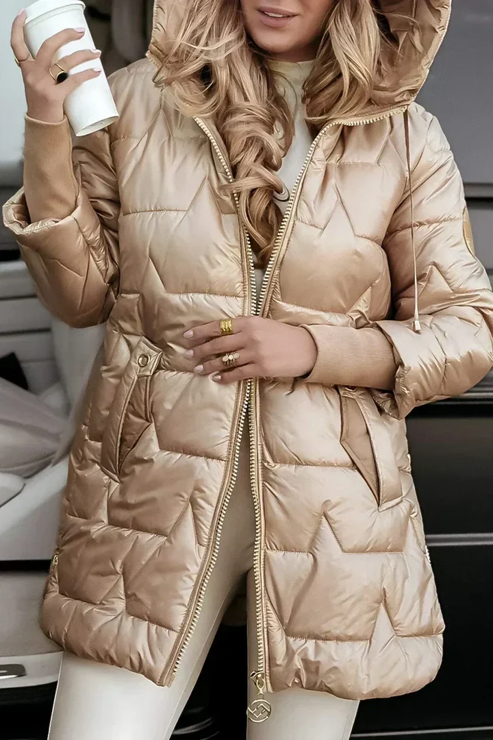 Xiomara™ | Cozy Hooded Longline Puffer Jacket