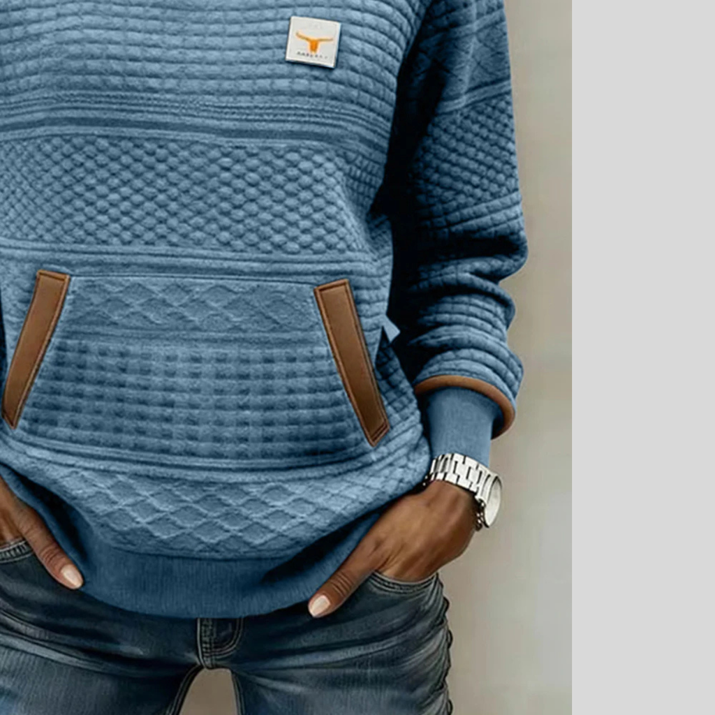 Noelle™ | Crew Neck Colorblock Sweatshirt