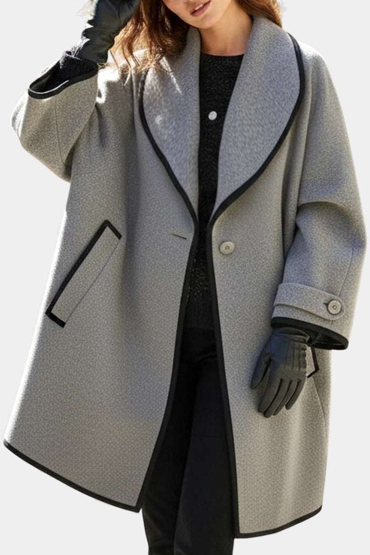 Harper | Oversized Wool Blend Coat