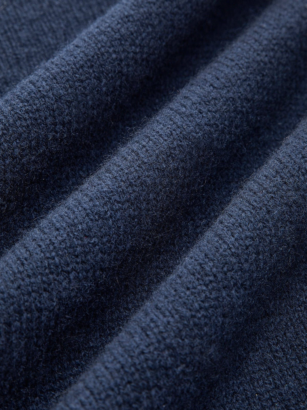 Mia | Women's Denim-Collar Knit Polo Sweater